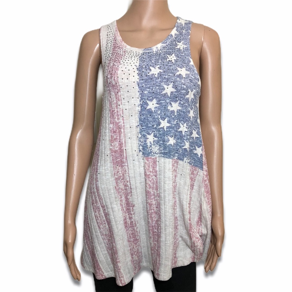 Vocal American tank top